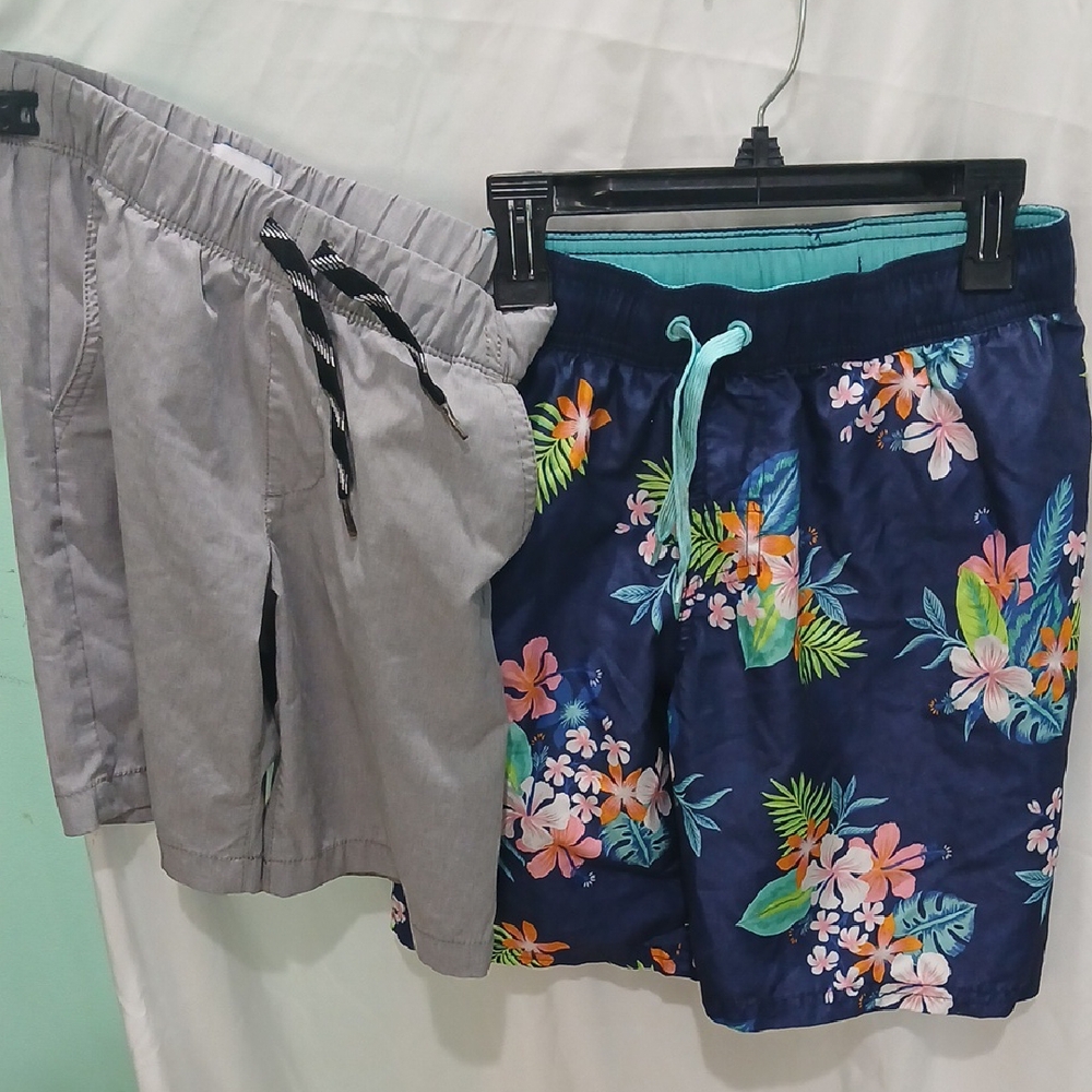Old Navy Blue Floral Board Shorts